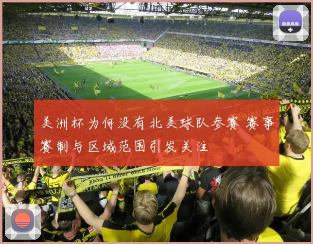 美洲杯为何没有北美球队参赛 赛事赛制与区域范围引发关注